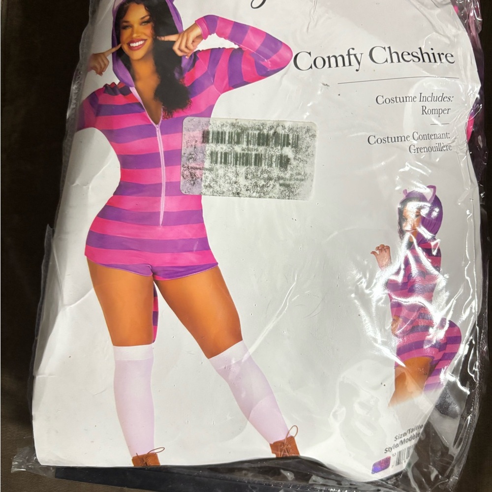 Fashion Nova Pink and Purple Striped Romper - costume